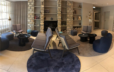Furniture of the Courtyard by Marriott Wiesbaden-Nordenstadt Hotel