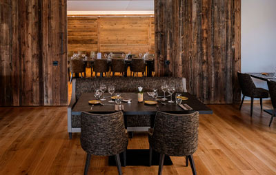 Collinet furniture for the La Diligence restaurant in Hérange