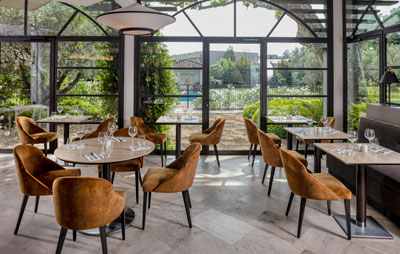 Collinet furniture for Le Lavarin Hotel in Avignon