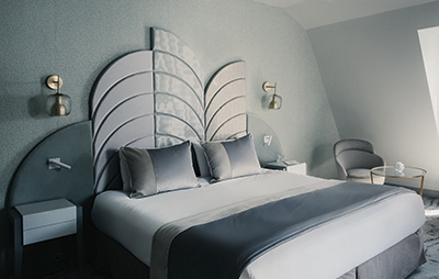 Furniture of the Derby Alma Hotel in Paris