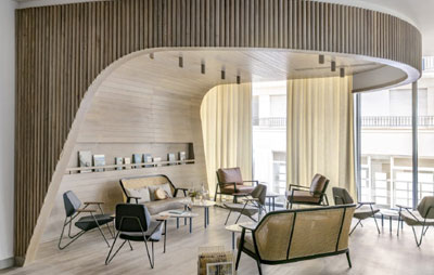 Collinet furniture for the OKKO HOTELS Toulon Centre hotel