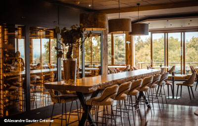 Collinet furniture for the Domaine du Bollenberg hotel restaurant