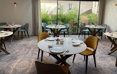 Collinet furniture for the Origine restaurant